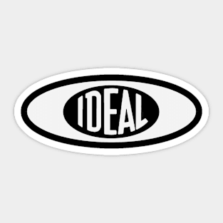 Ideal Toy Oval Logo Sticker